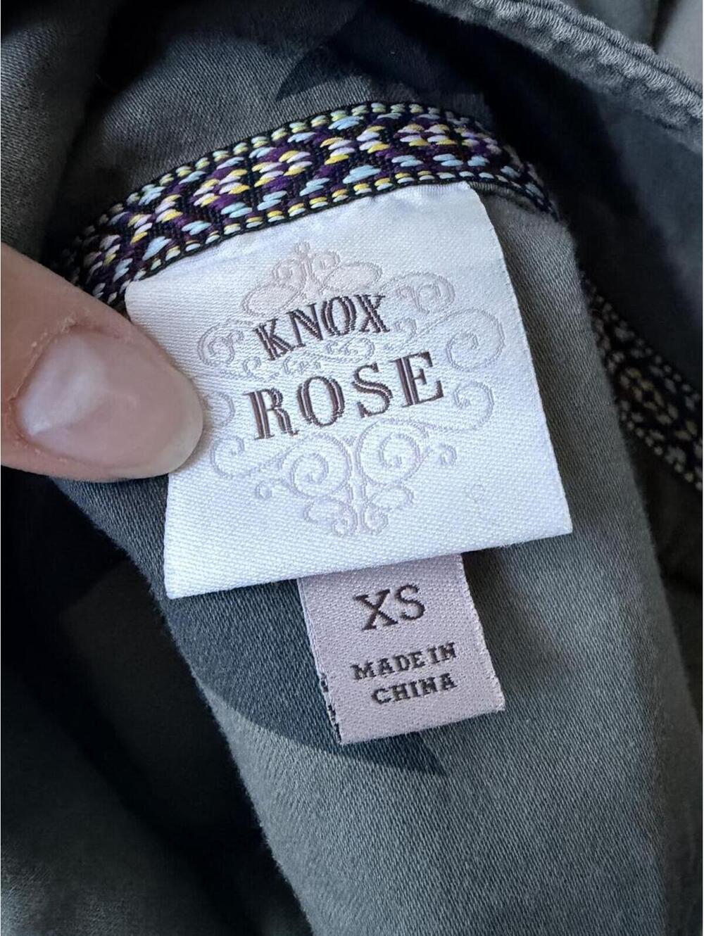 Knox Rose Star Print Utility Jacket XS - Picture 5 of 7